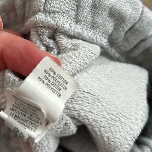 Aerie Heather Grey Adjustable Tie Waist Sweatpant Joggers Size Small - Picture 8 of 8